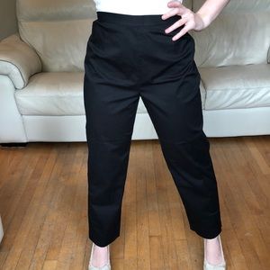 Talbots black elastic waist pants
